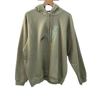 Staple Men's Large Hoodie , Sage Pigeon Logo Pullover Sweatshirt